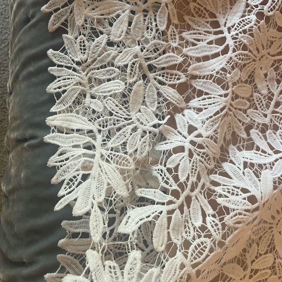 Lulus White and Nude Lace Bodycon Dress - Picture 7 of 8